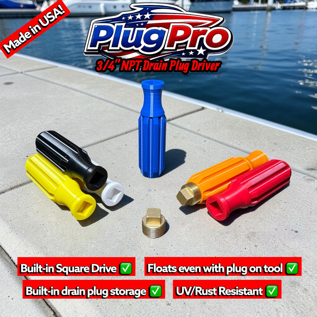 3/4” NPT - Drain Plug Driver Tool