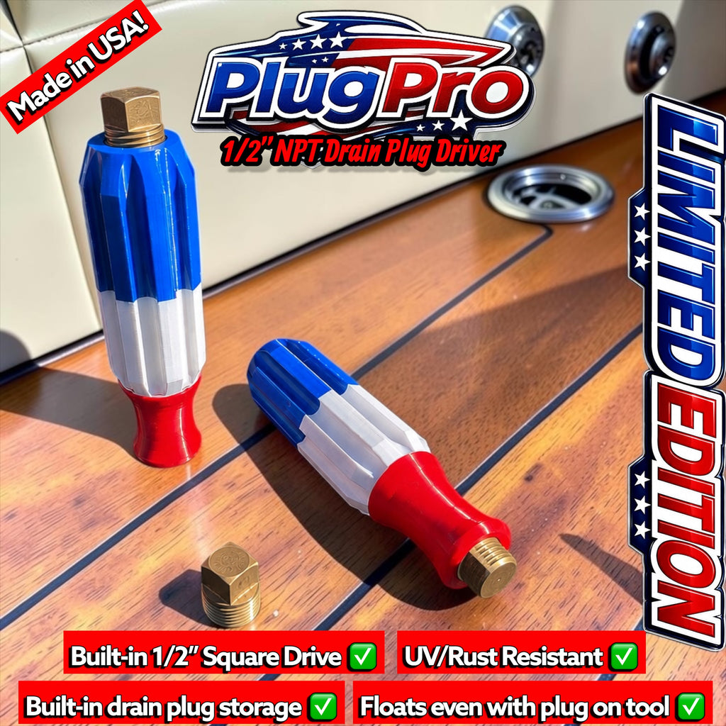 1/2” NPT - Drain Plug Driver Tool (Limited Edition)